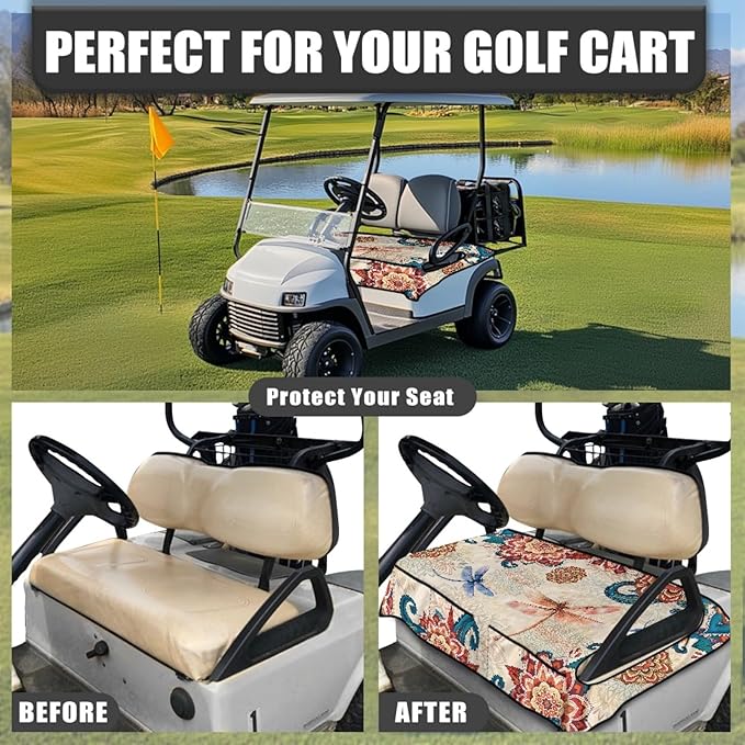 Golf Cart Seat Covers Universal Golf Cart Seat Cover Blanket Cushion Cover Sports Golf Cart Accessories