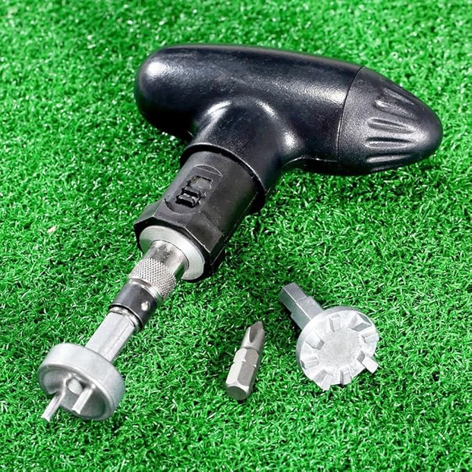 Golf Spike Wrench Remover Tool Plastic Handle Golf Shoe Cleats Ratchet Key