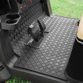 Golf Cart Floor Liner Mat 8mm Thick Rubber Full Coverage Fit for Club Car Precedent 2004-2025 / Onward & Tempo 2017-2025 / Villager & V4L 2019-2025 Carts Upgraded Non-Slip Mats Replacement