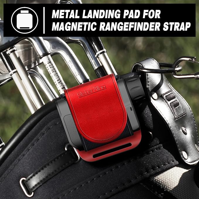 Golf Bag Metal Landing Pads for Magnetic Golf Towel,Golf Rangefinder,Golf Flask,Golf Speaker- Quick Access to Magnetic Golf Equipment and Accessories-Golf Gift -US Patent