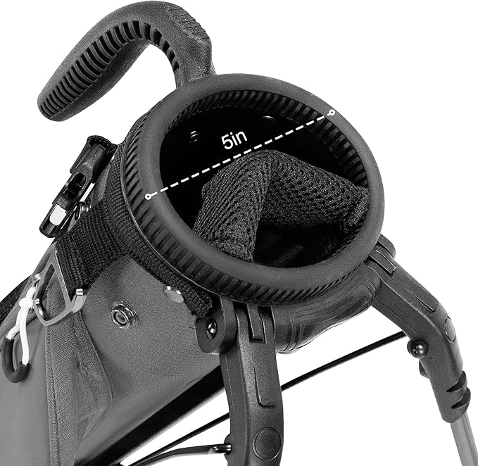 Golf Lightweight Stand Carry Bag– Easy to Carry and Durable Pitch n Putt Golf Bag for The Driving Range, Par 3 and Executive Courses，Fits Up to 5-6 Clubs