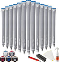 Rubber Golf Grips 13 Pack, Concise Fashion Design, Non-slip, Choose from 13 Grips Set or 13 Grips with Regripping Kit, Standard/Mid/Jumbo Size, 5 Colors Available, RG02 Golf Club Grips