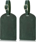Ringsun Leather Luggage Tag for Suitcases ID Tags Bag Tags for Luggage (2 Pack)