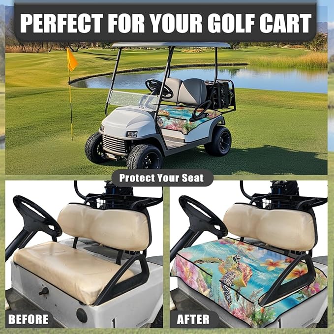 Golf Cart Seat Covers Universal Golf Cart Seat Cover Blanket Cushion Cover Sports Golf Cart Accessories