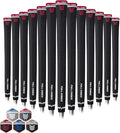 Rubber Golf Grips 13 Pack, Concise Fashion Design, Non-slip, Choose from 13 Grips Set or 13 Grips with Regripping Kit, Standard/Mid/Jumbo Size, 5 Colors Available, RG02 Golf Club Grips