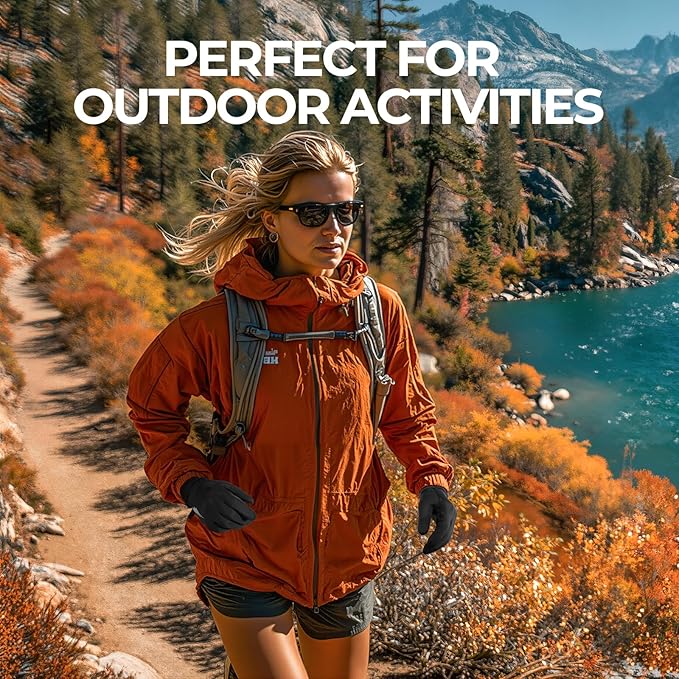 rivmount Winter Gloves Women Men for Cold Weather, Running Driving Cycling, Water-Resistant & Touch Screen, Snow Ski Gloves Liner, Warm Glove for Daily Work & Sports Outdoor
