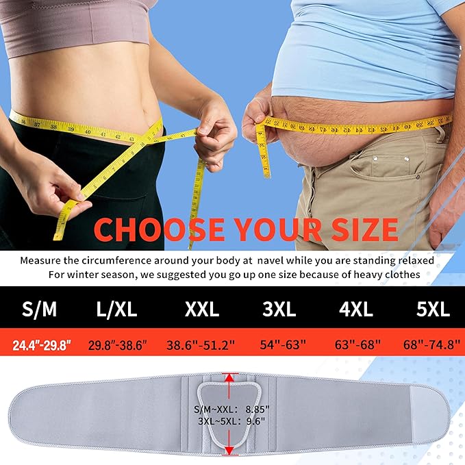 FEATOL Back Brace for Lower Back Pain Women, Breathable Back Support Belt for Women & Men with Lumbar Pad, Lumbar Support Belt for Heavy Lifting & Work, Scoliosis, Grey, 5XL (Circumference:68-74.8")