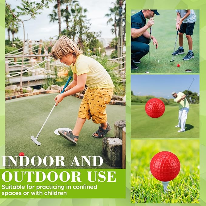 30 Pcs Foam Golf Practice Balls Soft Foam Balls for Golf Practice Realistic Feel and Flight Sport Training