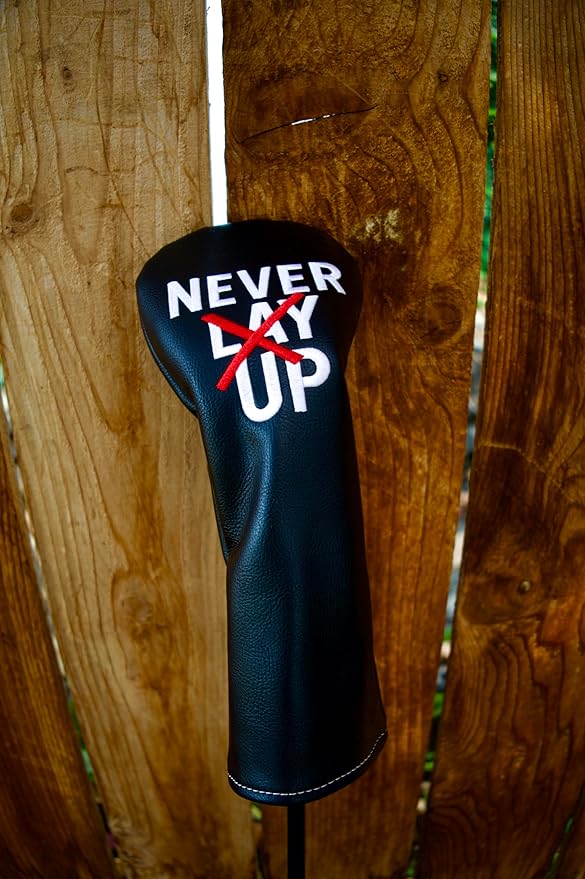 Golf Driver Headcover - 3 Wood Head Cover - Golf Headcover - Leather - Never Lay Up - Solobird Golf Headcover - Golf Club Cover