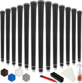 Lightweight Golf Grips with Full Regrip Kit, Carbon Fiber Texture, High-Performance Non-Slip, Optimizes Swing Weight for Control & Precise Feel
