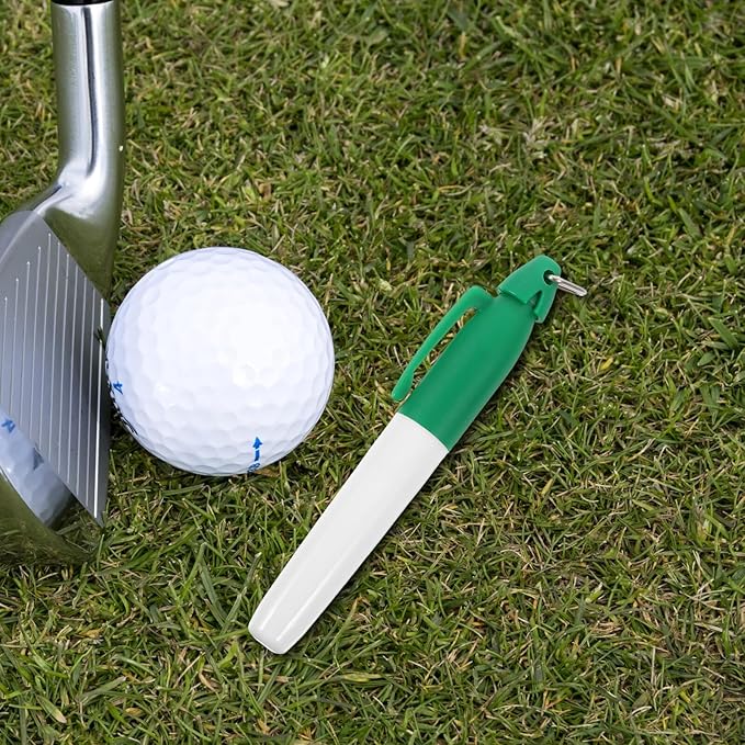 4pcs Golf Ball Marker Pen Plastic Drawing Marking Tool for Golf Ball Line Alignment Green Use Golfing Supply