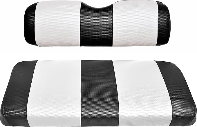 Club Car Post-2000 DS Golf Cart Front Replacement Seat Cover Set Made with Marine Grade Vinyl - Staple On Installation