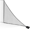 6-10ft 1/2PCS Nylon Shank Net Golf Accessory with 1 Sang Bag, Easy to Install Side Net for Golf Nets and Simulator Premium Sports Net Hitting Nets (Red/Black)