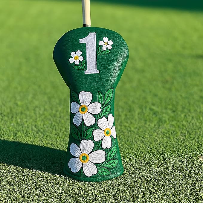 Golf Club Covers Driver Headcovers Fairway 3 Wood Headcover Hybrid Cover Faux Leather Rescue Headcovers Golf Head Covers for Most Brand