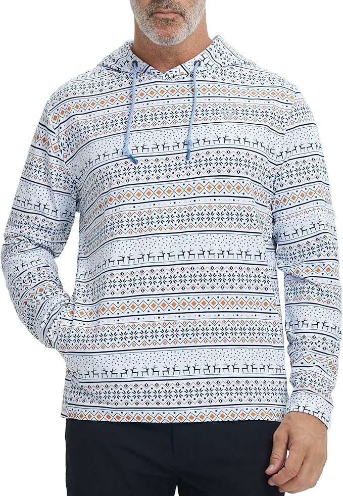 Hoodies for Men Golf Fleece Hooded Sweatshirts Dry Fit Athletic Lightweight Casual Midlayer Mens Hoodies Pullover