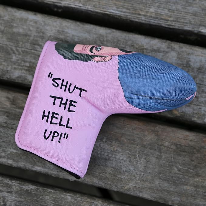 Golf Club Headcover, Funny Driver Head Cover, Mallet Blade Putter Head Cover, Golf Gifts Golf Accessories for Men and Women Golfers