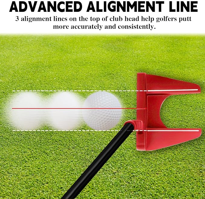 MAZEL Tour GS Men's Golf Putter,Right Handed,Golf Head Cover Included