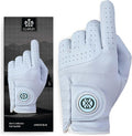 CLAPLEY Men’s Golf Glove – Premium Cabretta Leather with Magnetic Ball Marker, Breathable Design, Good Elasticity, Precious Gift for Golfers, Super Soft Feel, Left and Right Hand, Secure Fit