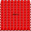 KUUQA 100Pcs Red Drawstring Backpack Bag Sack Drawstring Bags Bulk String Bags Storage Bags for Sport Gym Traveling