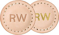 Northwind Personalized Leather Golf Ball Markers (Set of 2) – Monogrammed Full Grain Genuine Leather, Debossed & Handmade in USA – Custom Golf Accessories, Unique Premium Gifts for Men, Dad & Golfers