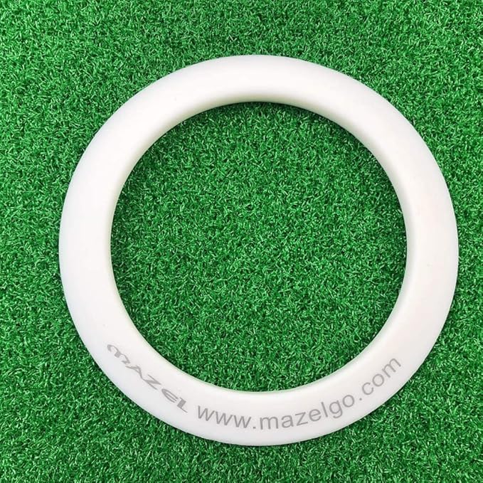 MAZEL Golf Putting Cup/Ring for Training Aid Indoor & Outdoor - All-Direction Practice Hole Putting Accuracy Trainer