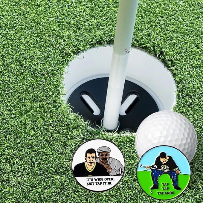Artpreti Golf Ball Marker with a Standard Magnetic Hat Clip, Funny Golf Ball Marker Hat Clip for Men Women, Premium Golf Gifts for Men Women, Golf Accessories for Golf Lovers