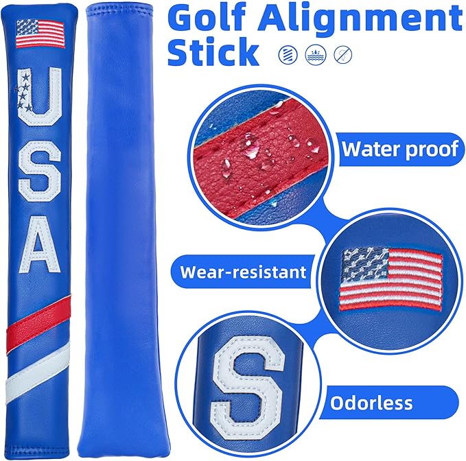 Golf Alignment Stick Cover Case Holder Hold at Least 3 Sticks