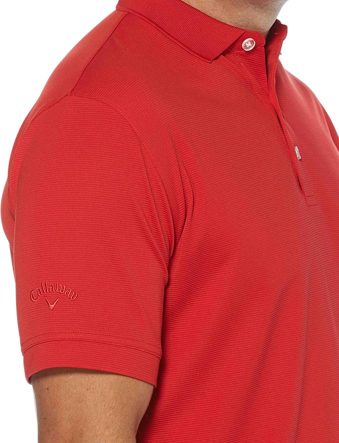 Callaway Mens Short Sleeve Ottoman Performance Golf Polo