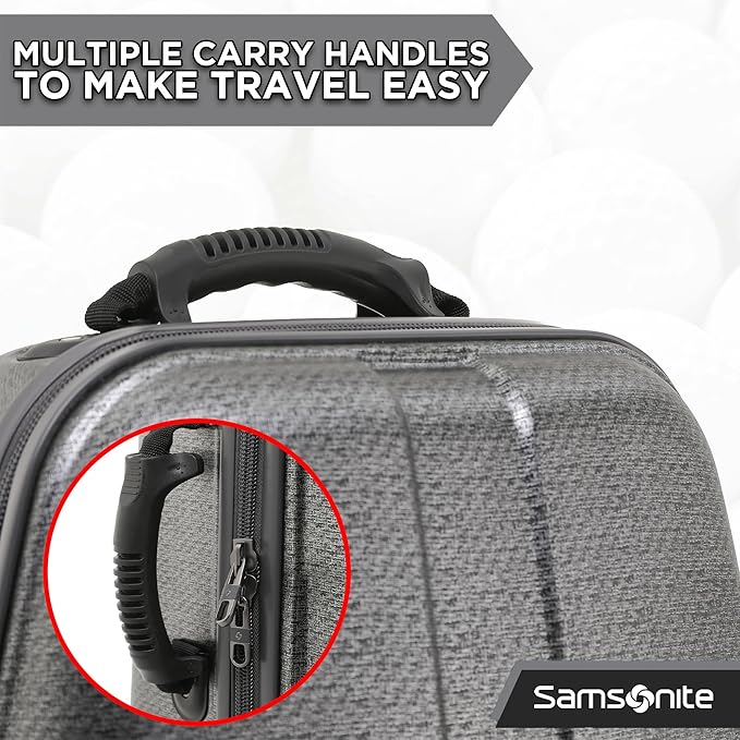Samsonite Tour Deluxe Golf Hard Case Golf Travel Bag, Lightweight & Durable ABS Shell, 360 Degree Multi-Directional Wheels