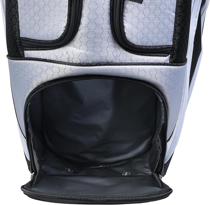 Founders Club 4th Generation Tour Series Club Lock Organizer Golf Cart Bag for Men with 14 Way Anti Rattle Divider Top- Free Snap On Rain Hood-Full Length Dividers