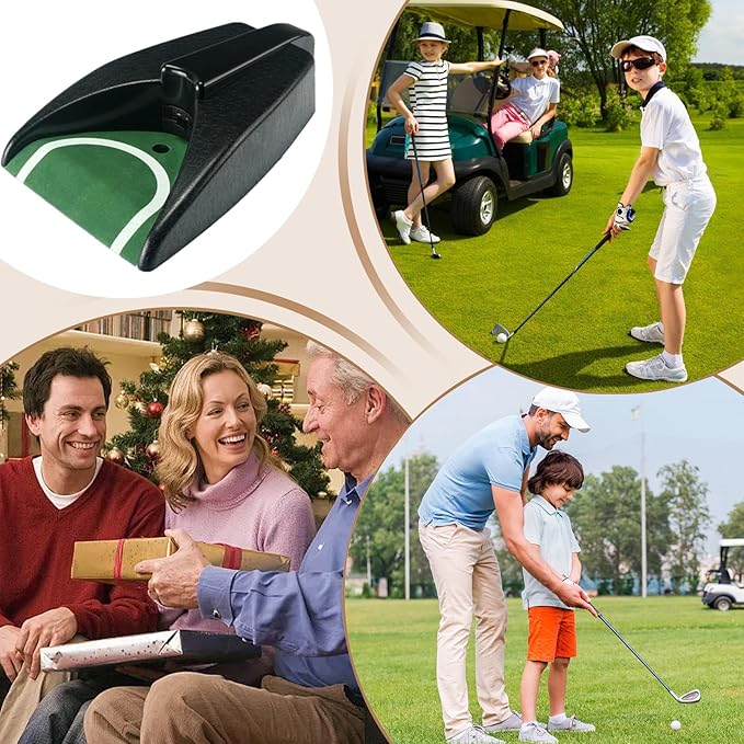 Golf Ball Returner | Foldable Quick Response Adjustable Angle Training Aid - Golf Ball Return Putting Unit | for Enthusiasts Beginners Lovers Men Women Players Indoor Outdoor Yard