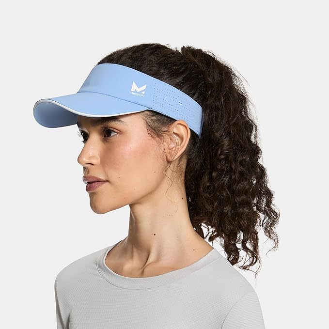 MISSION Structured Cooling Visor - Unisex One Size Cap for Tennis, Golf & Running - Lightweight & Durable