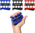 Finger Strengthener - Finger Exerciser for Forearm and Hand Strengthener - Hand Grip Workout Equipment for Musician, Rock Climbing and Therapy