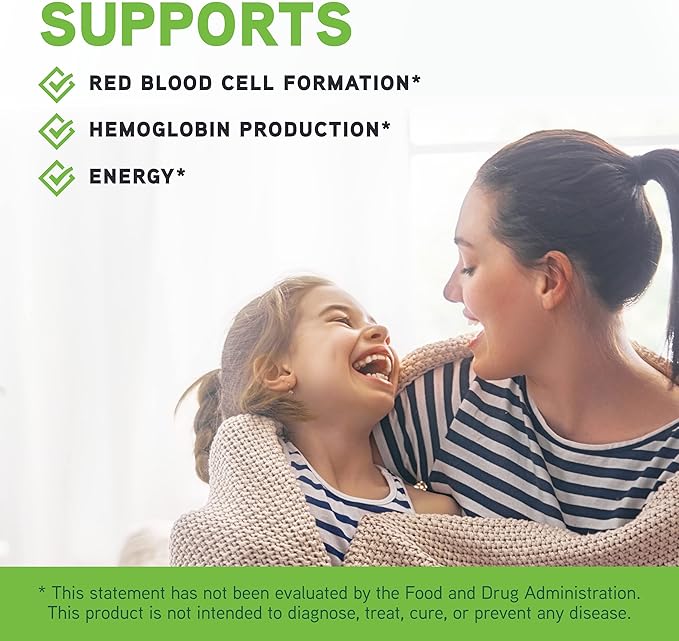 DAVINCI Labs Iron Bis-Glycinate - Gentle Iron Supplement for Women & Men - Help Support Hemoglobin Production & Normal Energy Levels with Vitamin C & More - Vegan - 60 Vegetarian Capsules