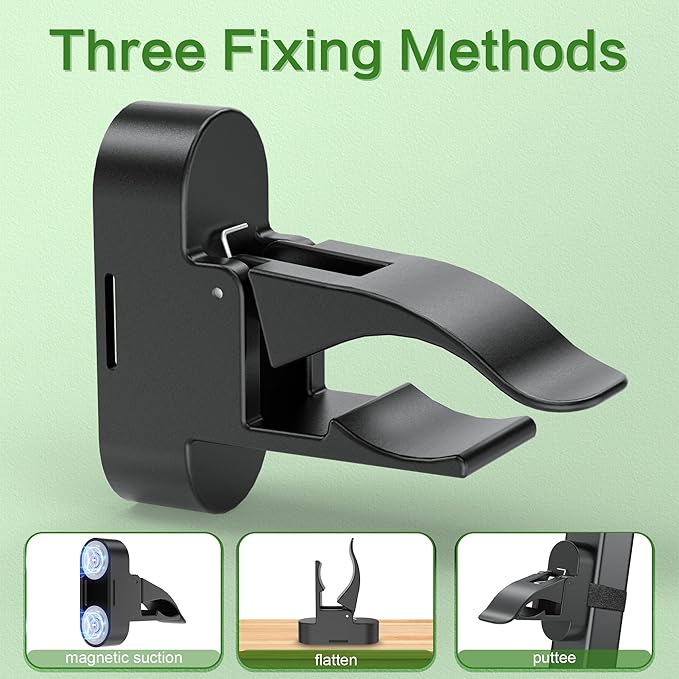 Magnetic Golf Cart Holder, Holder for Golf Cart, Fits 30-70 Ring, Available in Black, Gold, Blue, Silver - Durable Clip Golf Cart Holder