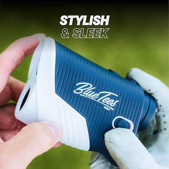 Blue Tees Golf - Series 2 Pro Plus + Laser Rangefinder with Slope Switch - 800 Yards Range, Slope Measurement, Flag Lock with Pulse Vibration, 6X Magnification