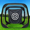 Gagalileo Pop Up Golf Practice Net: Hitting Cage with Target Portable Backyard Garage Training for Driving Chipping Swing Beginners & Golf Enthusiasts