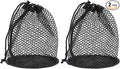 Golf Ball Storage Bag Nylon Mesh Golf Pouch with Adjustable Drawstring Closure for Balls Outdoor Sports Supplies