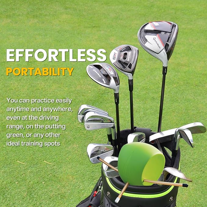 Golf Swing Trainers Aid in Improving Hand Positioning, Smart Ball Golf Training Aid for Posture Correction Practice. Golf Swing Trainers Are Suitable for Golfers at All Levels, (With Non-Slip Mat)