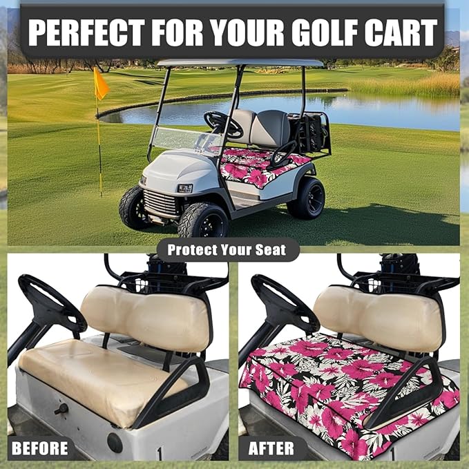 Golf Cart Seat Covers Universal Golf Cart Seat Cover Blanket Cushion Cover Sports Golf Cart Accessories