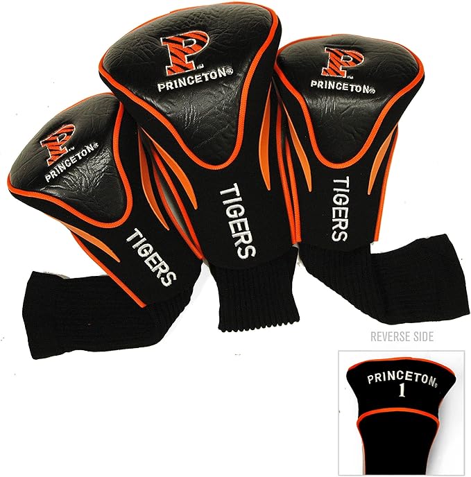 Team Golf NCAA Numbered 1, 3, & X, Fits Oversized Drivers, Utility, Rescue & Fairway Clubs, Velour Lined for Extra Club Protection