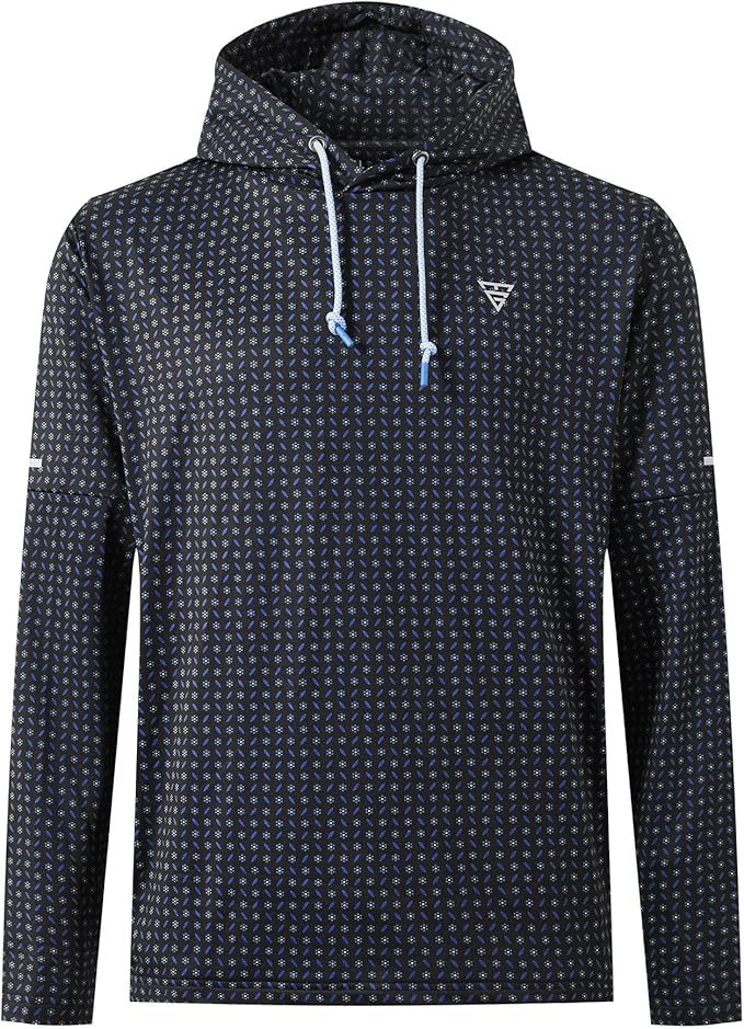 Hoodies for Men Golf Fleece Hooded Sweatshirts Dry Fit Athletic Lightweight Casual Midlayer Mens Hoodies Pullover