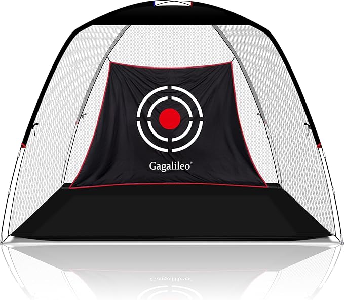 Gagalileo Golf Target Cloth: Protective Net Portable Easy Setup with S-Hooks & Ropes Indoor Outdoor Practice All Golfers Training Accuracy for Backyard Garage