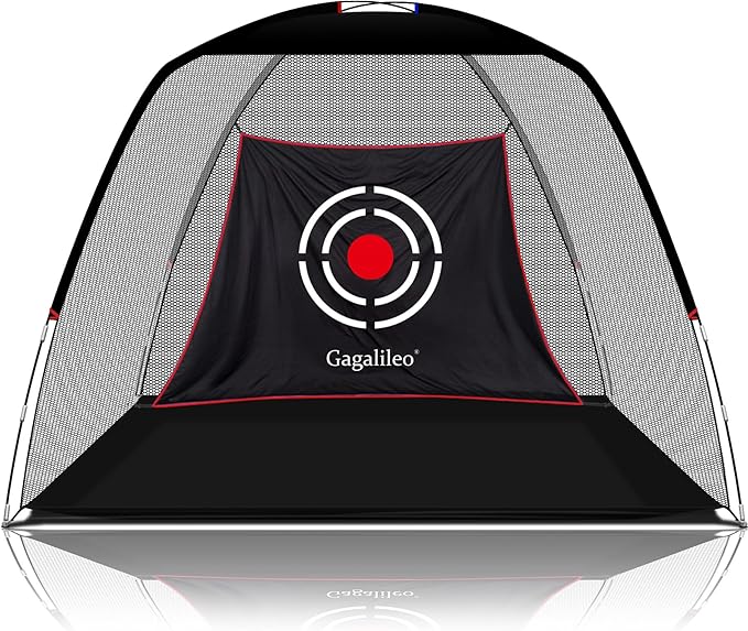 Gagalileo Golf Target Cloth: Protective Net Portable Easy Setup with S-Hooks & Ropes Indoor Outdoor Practice All Golfers Training Accuracy for Backyard Garage