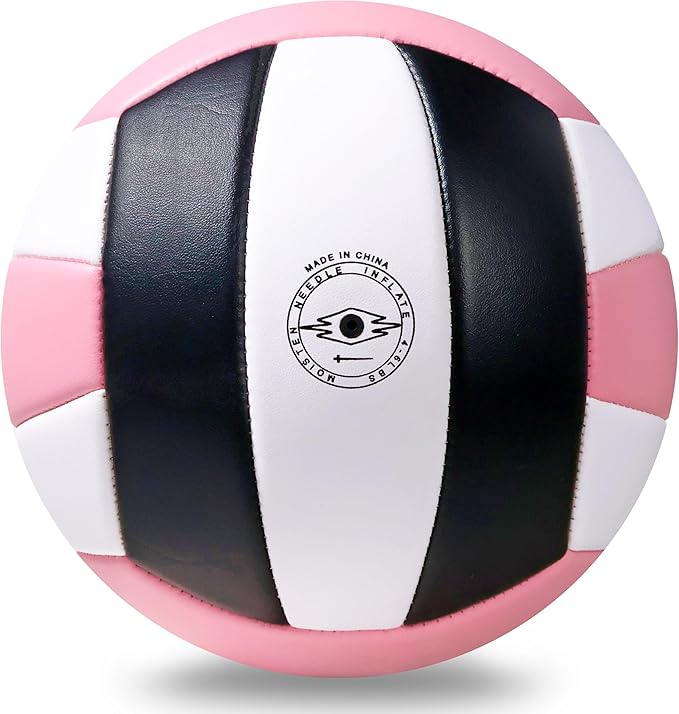 Soft Touch Volleyball Ball Gifts for Teen Girls Kids Youth Team Beginners Durable Volleyballs for Outdoor Indoor Beach Pool Water Play Official Size 5 Training Practice Volley Ball