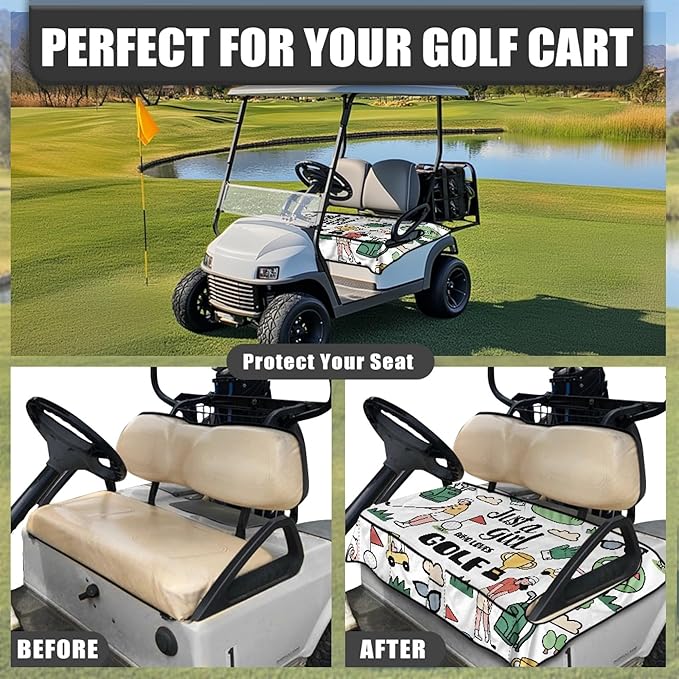 Golf Cart Seat Covers Universal Golf Cart Seat Cover Blanket Cushion Cover Sports Golf Cart Accessories
