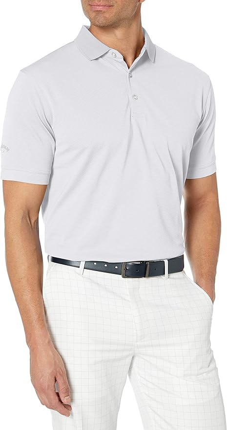 Callaway Mens Short Sleeve Ottoman Performance Golf Polo