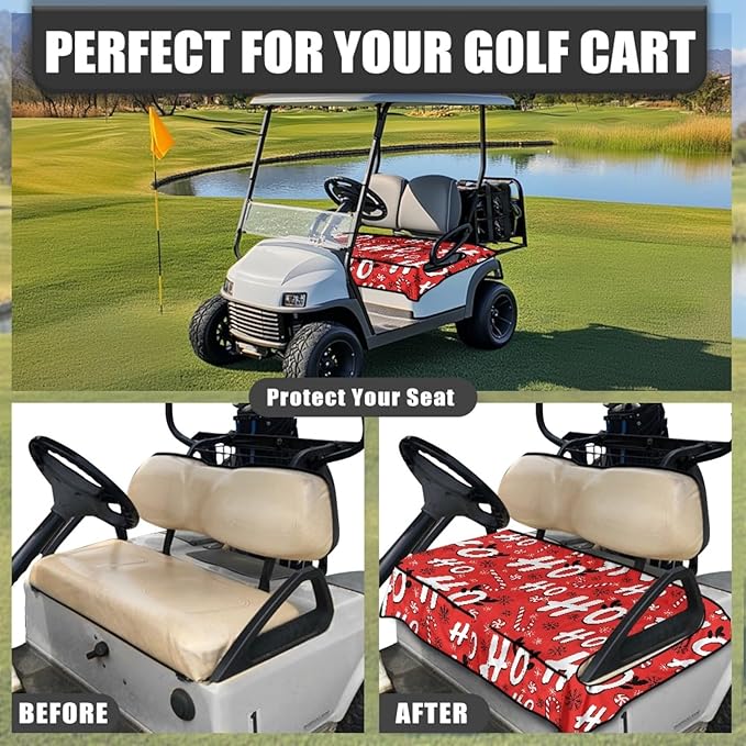 Golf Cart Seat Covers Universal Golf Cart Seat Cover Blanket Cushion Cover Sports Golf Cart Accessories