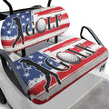 Fashion Print Golf Cart Seat Covers 2 Passenger Golf Cart Backrest Cover Golf Cart Seat Towel Gift for Friends