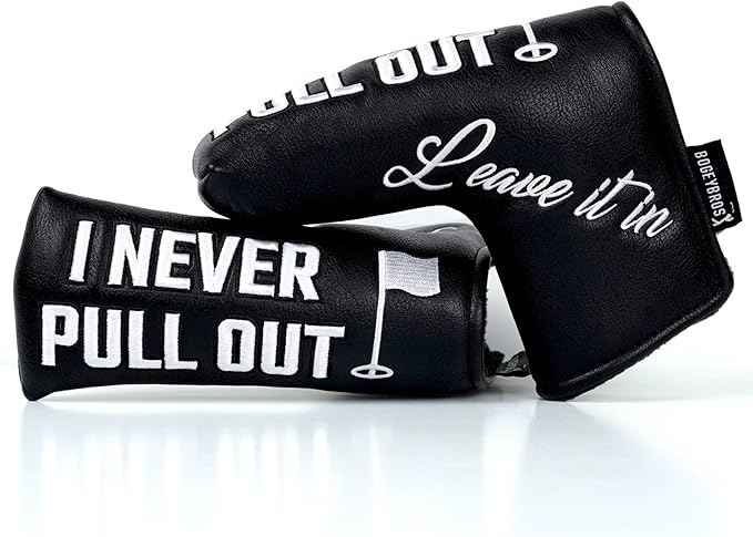 Bogey Bros Headcover - Novelty Golf Headcovers – Funny Golf Head Covers, Driver Cover for All Weather Use, Funny Golf Club Covers with Elastic Necks & Embroidered Designs